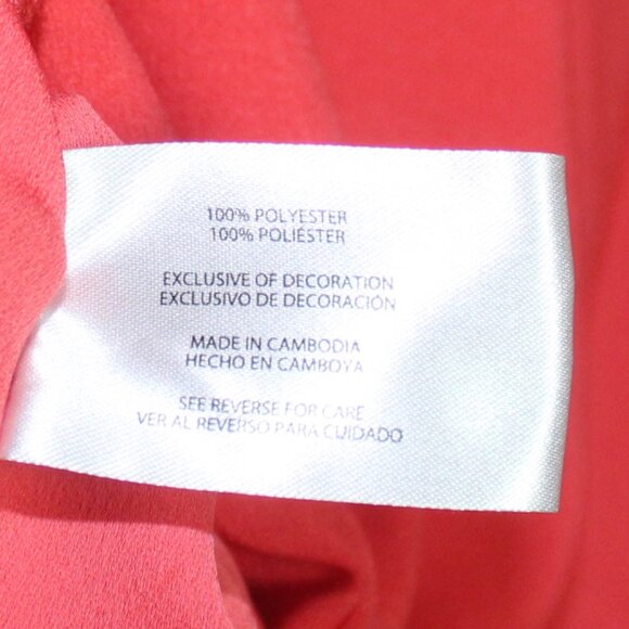 Banana Republic Coral Cap Sleeve V-Neck Shell - Picture 3 of 5